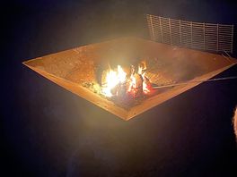 Evening fire