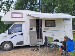 Motorhome pitch at westbay