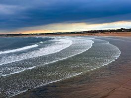 Blyth beach sunset
