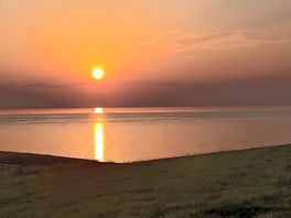 Sunset from our tent