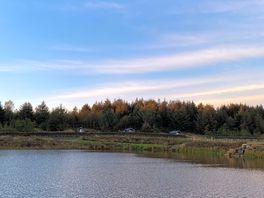 View across the lake