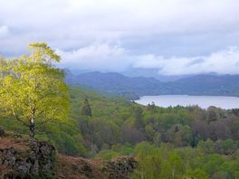 View from above the campsite, 5 min walk