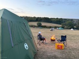 Evening fire