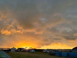 Sunset over padstow.