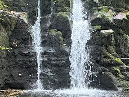 Short walk to from site to see this waterfall