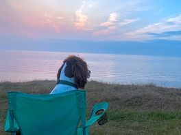 Watching the sunset
