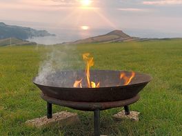 Firepit £10 for pit and logs that lasted our 2 day stay.