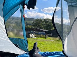 Waking up to the sunshine and a stunning view