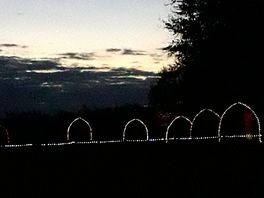 Pods at night.