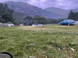 View out of our tent