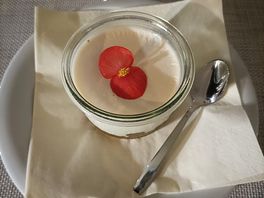 Fig pannacotta 😋
