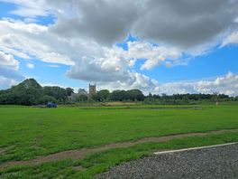 Lovely church in the background.