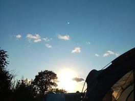 Sunset from camp.