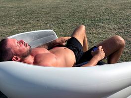Relaxing in the sun