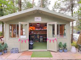 The famous farm shop has a nice supply of goods you might need
