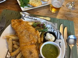 Evening meal in the new inn