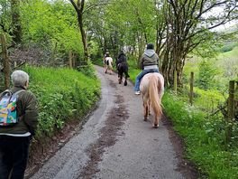 Riding school a short walk away.