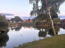 Lovely views from the top of the bank