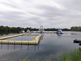 Inflatables on the lake