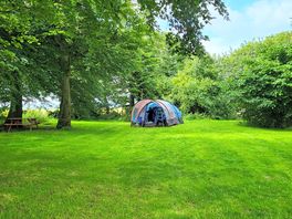 Leaky tent in a lovely location