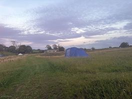 Picture of our tent and the site.
