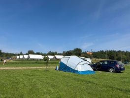 Widok na parcelę.