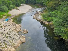 Veiw of the river lune from devil's bridge