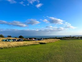 View from our campervan pitch.
