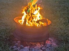 Fire pit on the pitch included in the stay. bag of wood £11 from the shop.