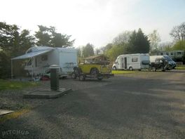 Touring caravan area