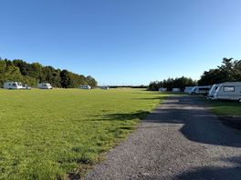 Large open field for pitches around edges