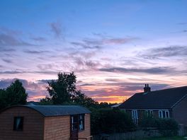 Sunset and bbq