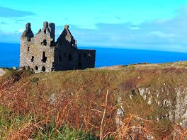 Dunsky castle from our pitch