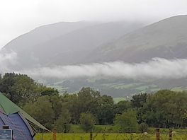 Blencathra in rain