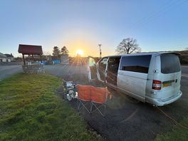 Sunset at vishwell farm