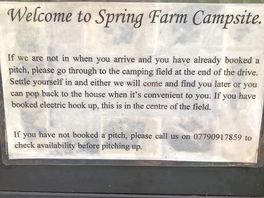 A lovely welcome
