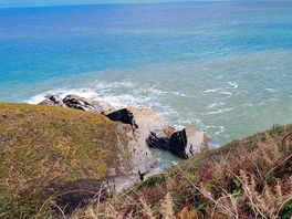 View from the coastal path