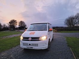 First-time campervan trip in our hired van, staying at dales & trails campsite, giggleswick