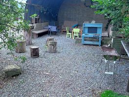 Sheltered communial bbq area