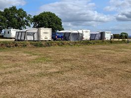 Views of us all set up from a distance