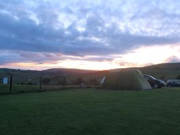 Glan y gors sunset.