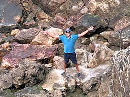 Steep climb
