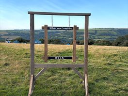 Sign at entrance to campsite