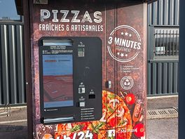Pizza vending machine 5 mins away