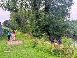 More of the walk by the river