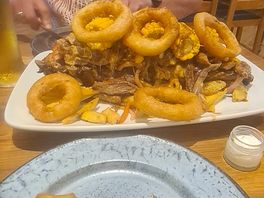 Our sharing plater from the restaurant for 2.