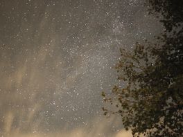 The stars and milky way long exposure from scallow farm