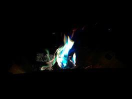 Fire with the magic powder