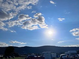 Early evening sun