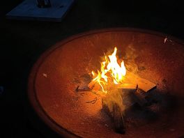 Our cosy fire